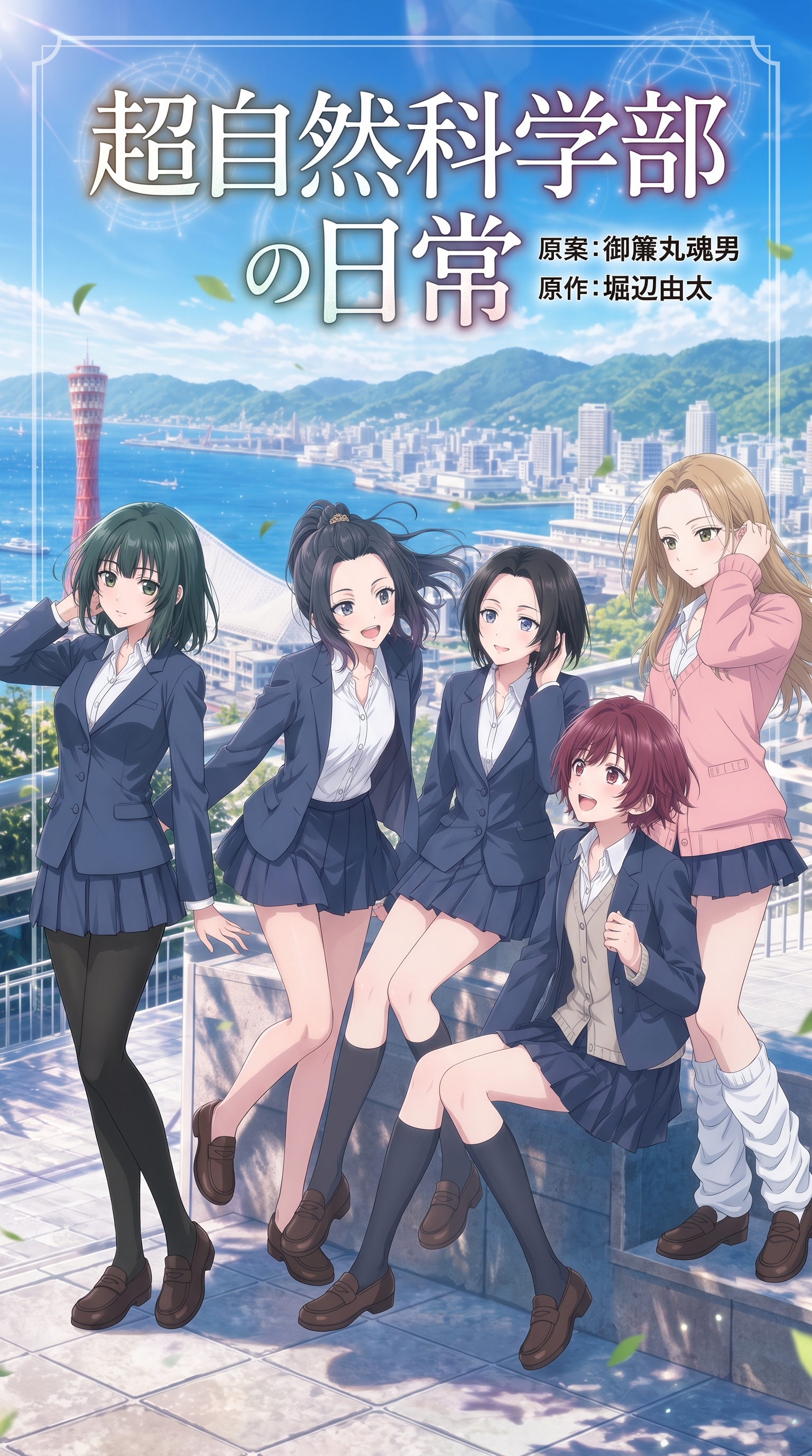 ライトノベル版『超自然科学部の日常』の表紙